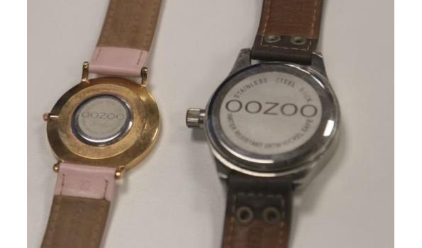 2 horloges OOZO, werking niet gekend, gebruikssporenO